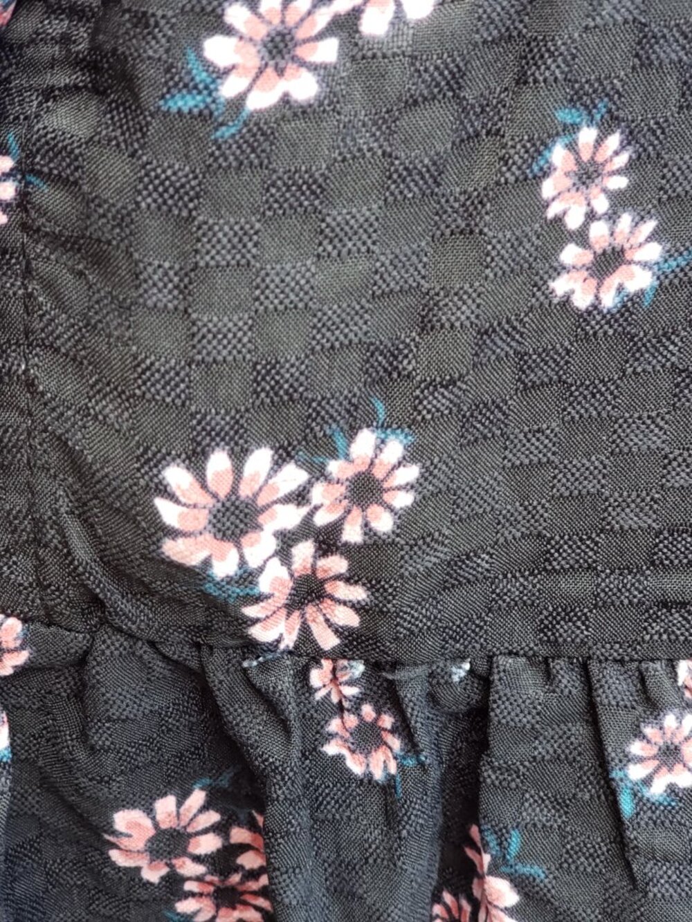 New long sleeve floral peasant dress Large #181 - Picture 11 of 11